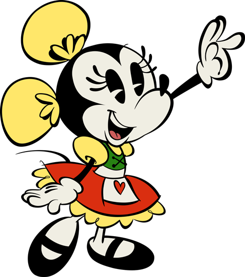 Mickey Mouse Yodelberg Minnie (487x550), Png Download