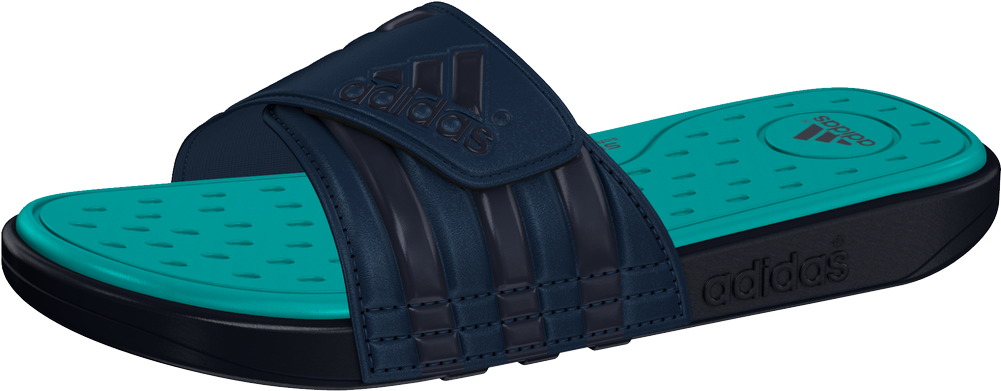 Adidas S78034 Ftw Virtual Side Lateral Left Transparent - Adidas Shoes Adissage Mens 078260 (1000x1000), Png Download