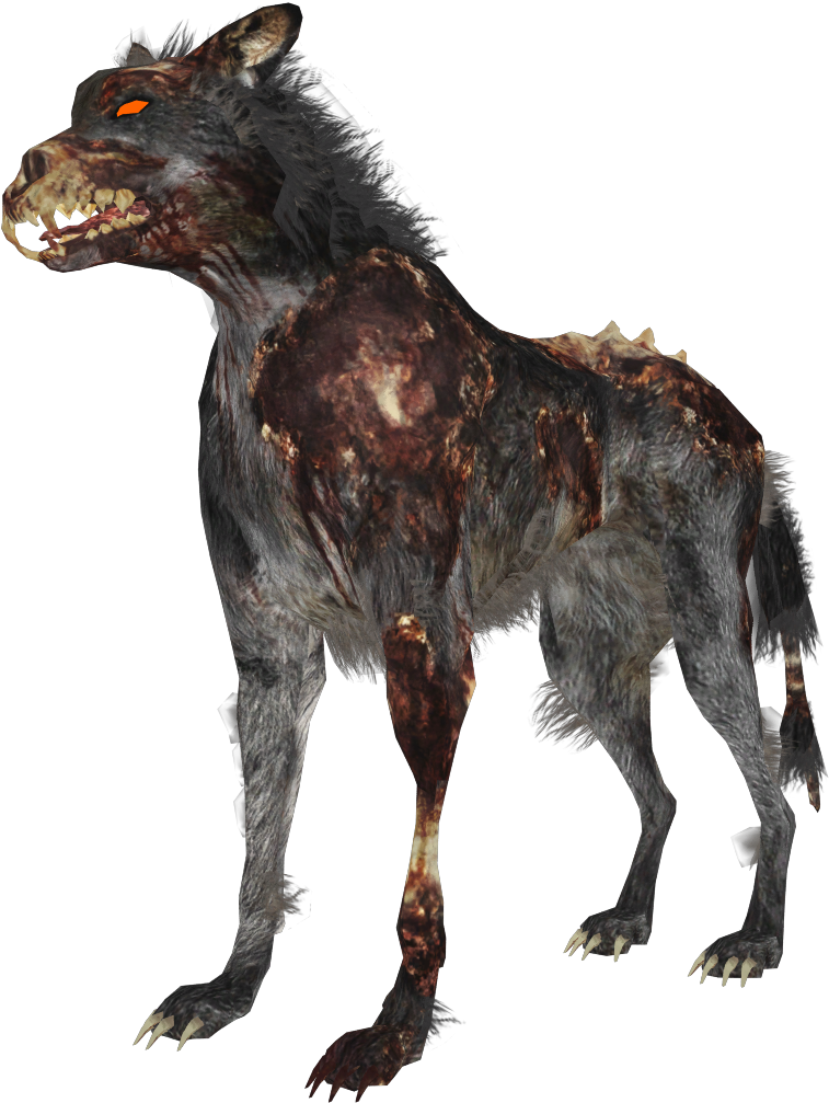 Zombie Wolf Zps4bf8a59d - Black Ops Hellhound Png (776x1015), Png Download