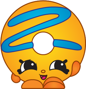 Dolly Donut Art Shopkins Clipart Free Image - Shopkins Season 4 Dolly Donut (400x400), Png Download