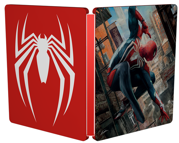 A Few Stores In The Uk Are Showing This In Their Product - Spider Man Steelbook Ps4 (600x600), Png Download