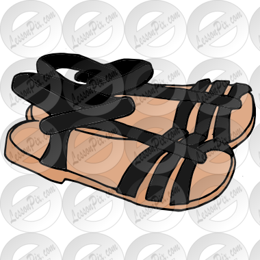 Sandal Clipart Sandal Shoe - Sandal (380x380), Png Download