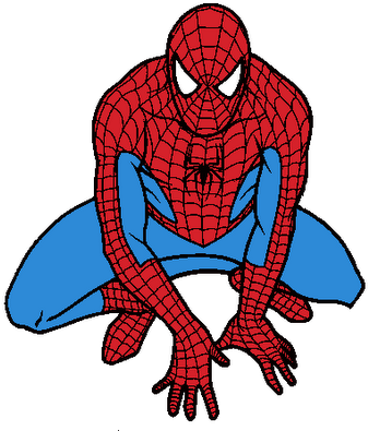 Image Spiderman Clipart Png - Spiderman Clipart (344x400), Png Download