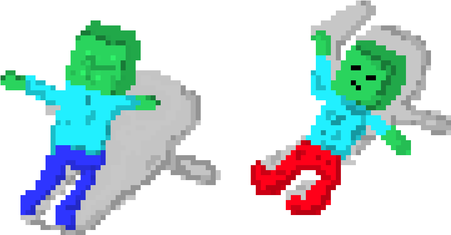 #1 Lego Minecraft Zombie Twins - Cartoon (1040x530), Png Download