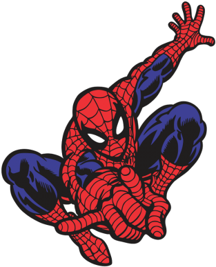 Iron Spiderman Clipart Vector - Logo Spiderman (640x480), Png Download