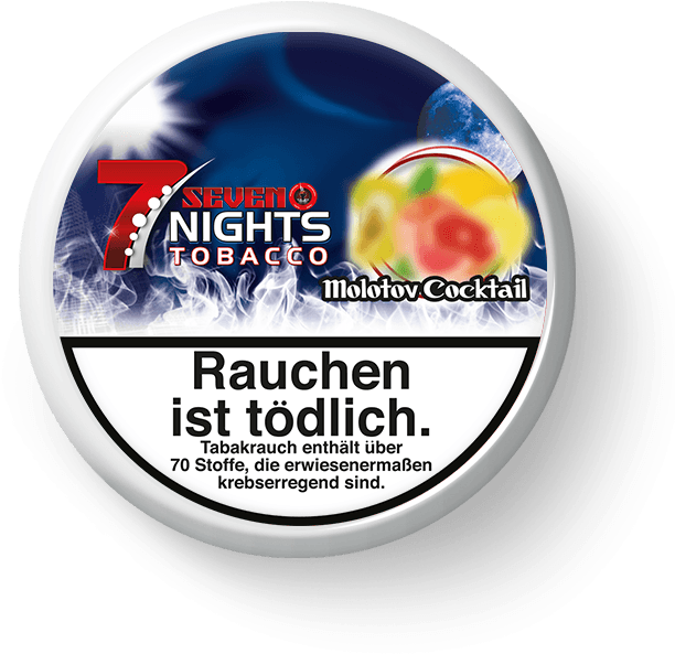 7 Nights "molotov Cocktail" 200g - Circle (679x679), Png Download