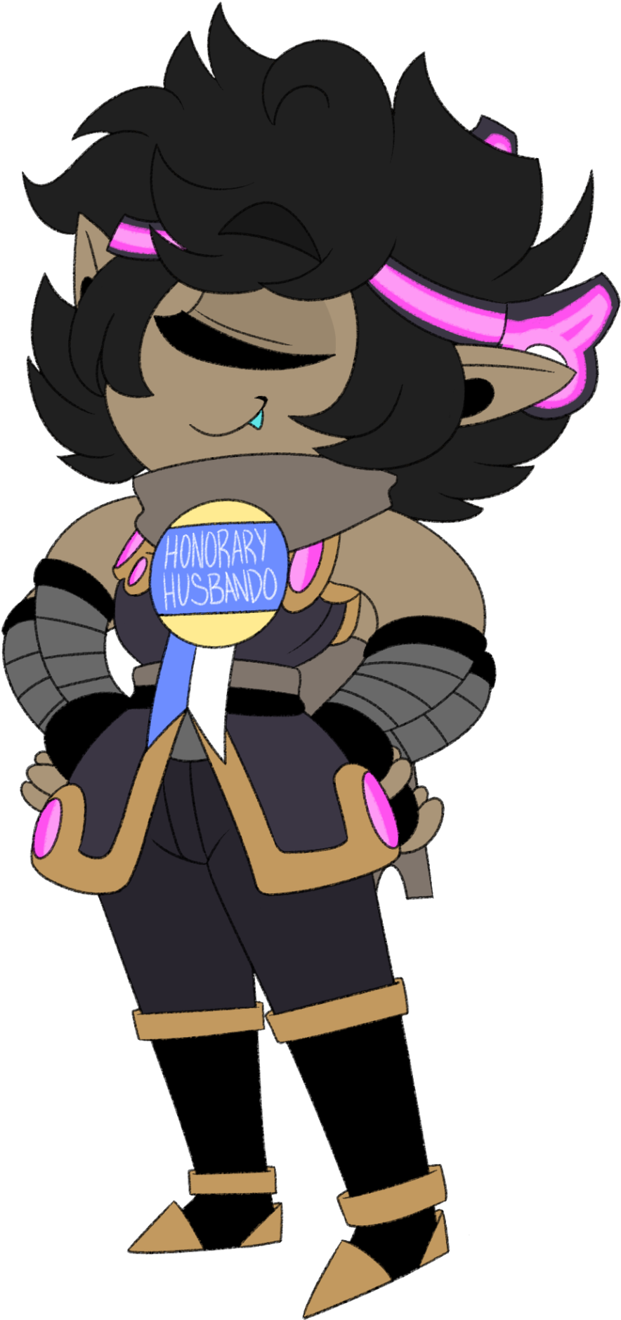 Guardian Au Botw Monsters Gijinka Nintendask Askblog - Cartoon (935x1920), Png Download