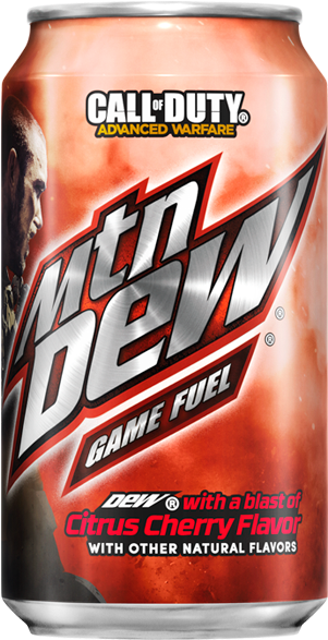 Download Black Ops 3 Dew Gamefuel Citcherry 12 Mountain Dew Game Fuel Soda 12 Fl Oz Can Full Size Png Image Pngkit