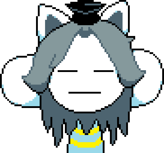 File History - Hoi I M Temmie (546x510), Png Download