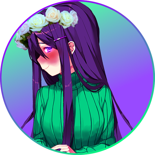 Yuri Yuri Ddlc Yuri Doki Doki Literature Club Doki - Illustration (535x535), Png Download