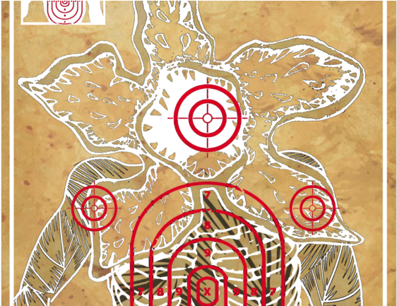 Shoot The Demogorgon - Illustration (571x432), Png Download