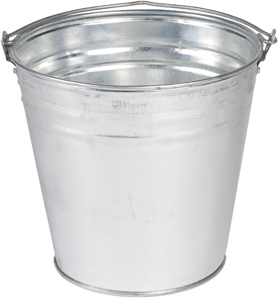 Wiadro Na Wode 10 Litrow - Horizont Wassereimer - Zinkeimer 12 Ltr 31191 (559x600), Png Download