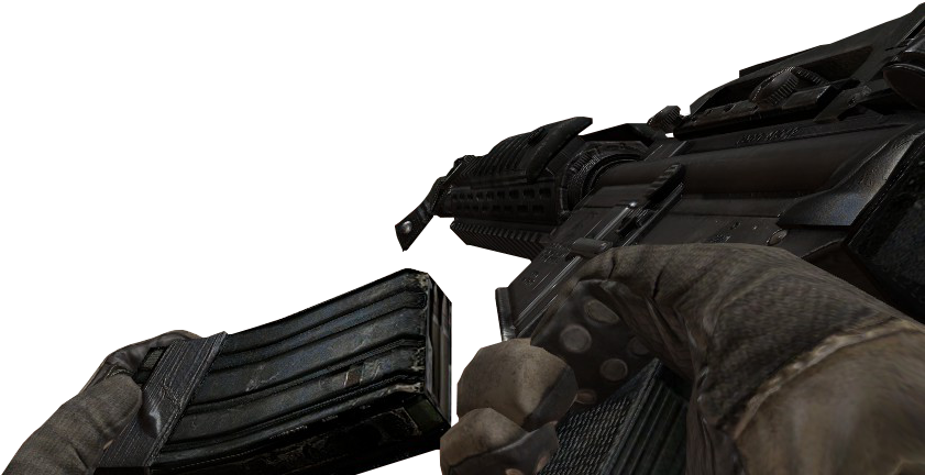 M16a4 Reloading Mw2 - Call Of Duty: Modern Warfare 2 (886x466), Png Download