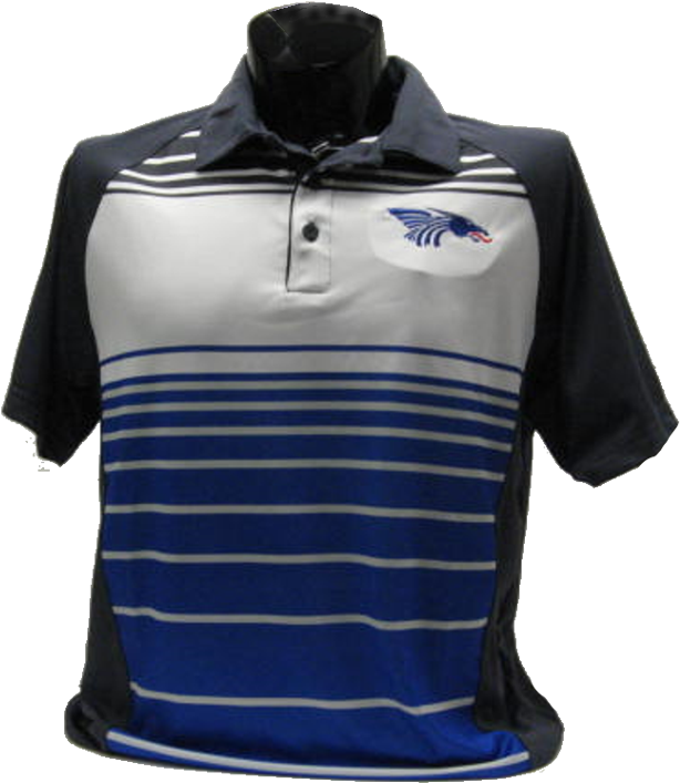 Polo With The Raglan Sleeves, Horizontal Stripes On - Polo Shirt (720x720), Png Download