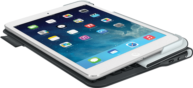 Ultrathin Keyboard Folio - Logitech 920-005893 Ultrathin Keyboard Folio For Ipad (652x560), Png Download