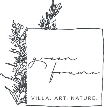 Green Frame Villa Logo - Green Frame Villa (350x358), Png Download