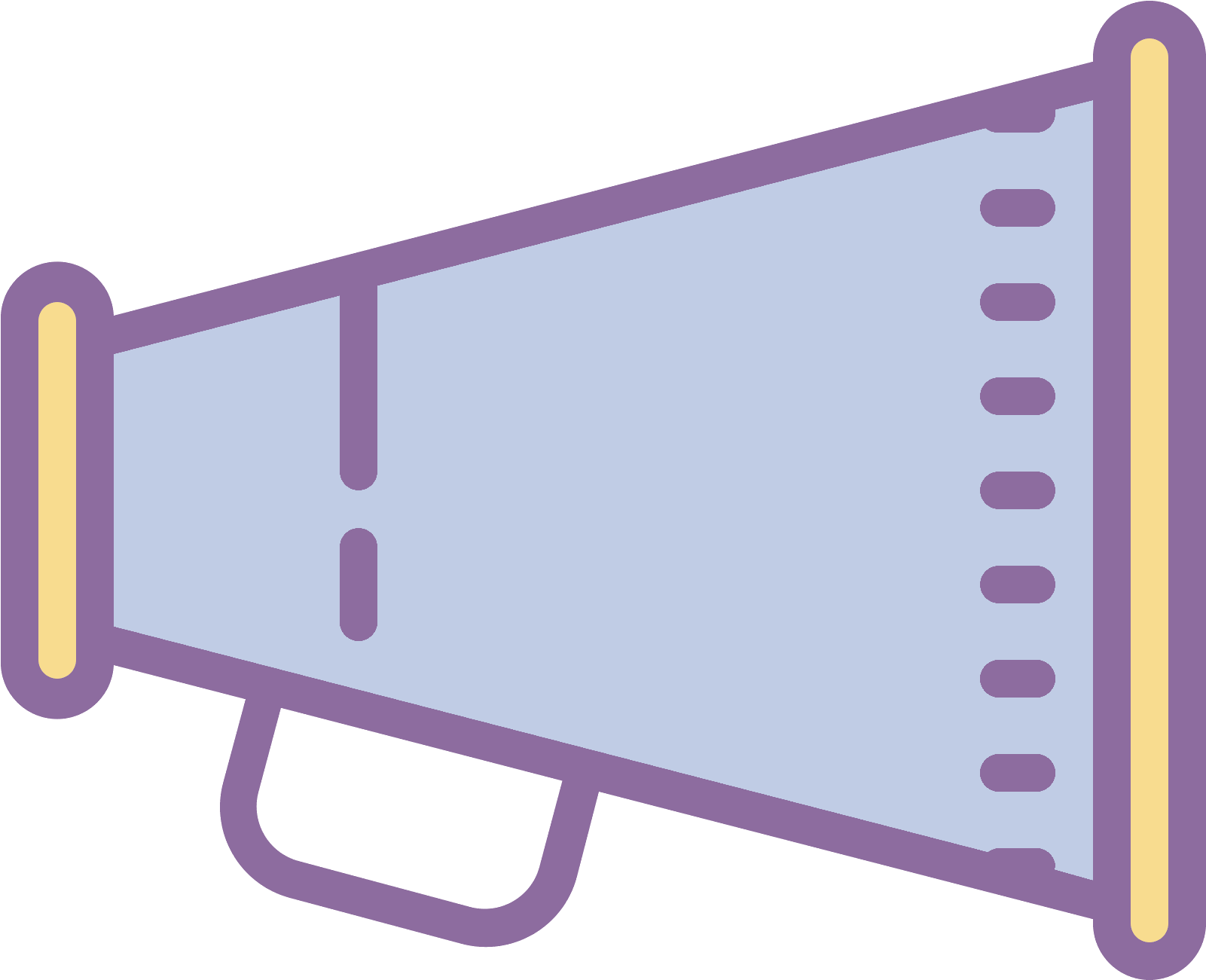 This Is An Icon Of A Megaphone - Portable Network Graphics (1600x1600), Png Download