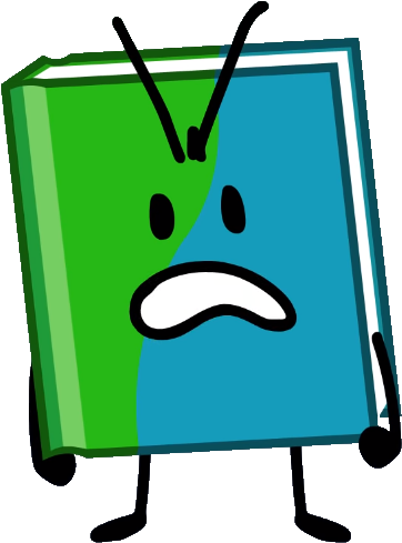 Bfb 12 Book Angery - Book (383x494), Png Download