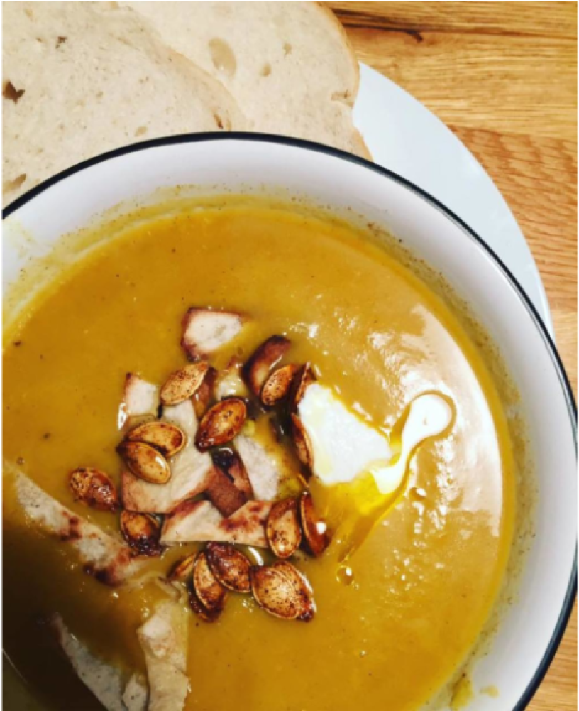 Halloween Pumpkin Recipe - Yellow Curry (1000x1000), Png Download