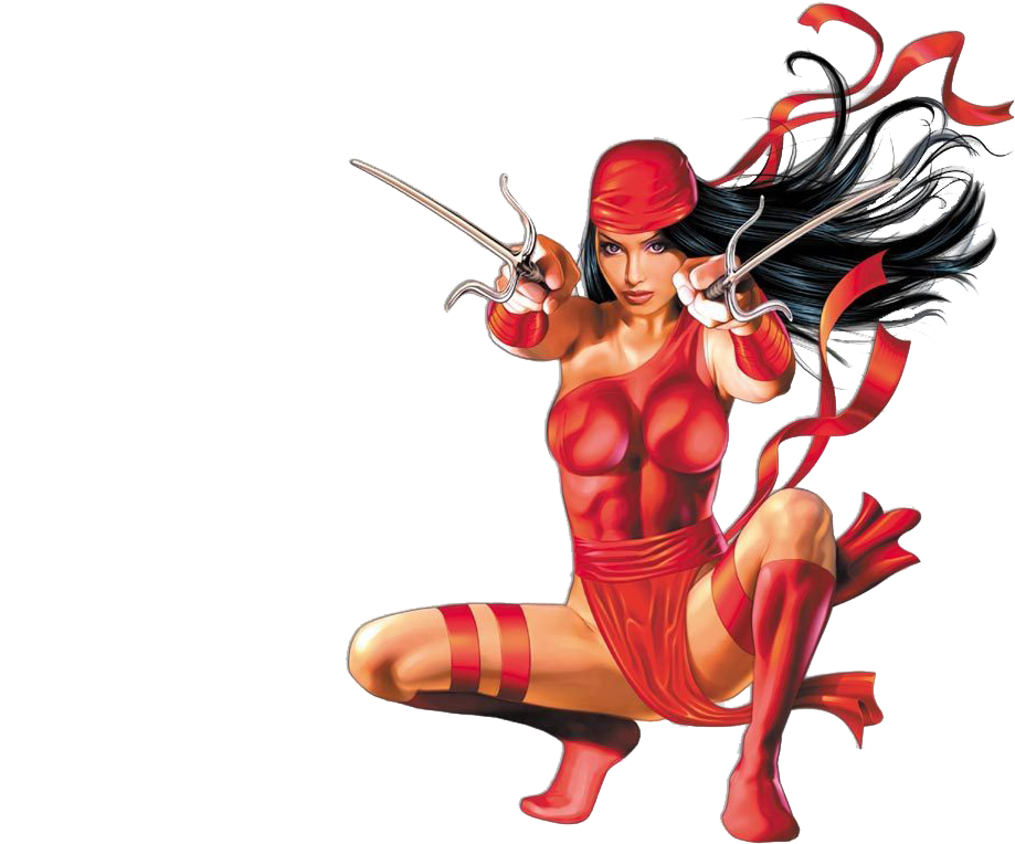 Elektra Png - Marvel Knights Elektra 1 (1024x768), Png Download
