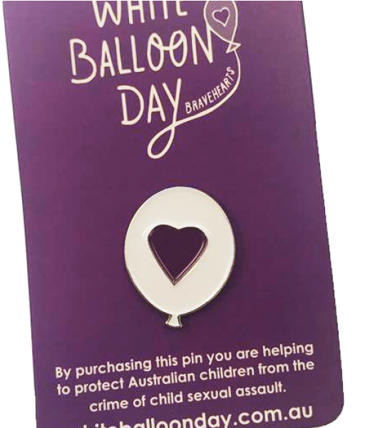 White Balloon Day Enamel Lapel Pin Sold Out - White Balloon Day (600x600), Png Download