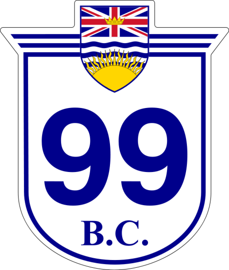 Bc Highway 99 Sign (804x945), Png Download