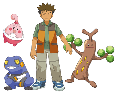 Croagunk - Happiny - Sudowoodo - Diamond And Pearl Sticker Collection [with Stickers] (398x363), Png Download