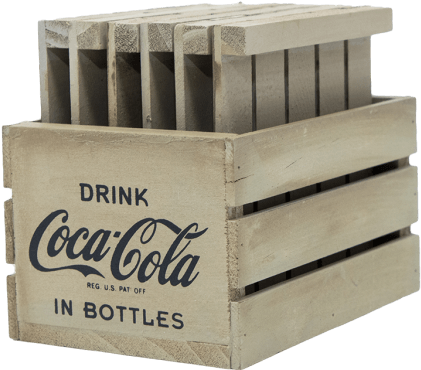 Coca-cola Rustic Natural Mini Crate W/mini Pallets - Coca Cola Cm Song Shu Super More (586x586), Png Download