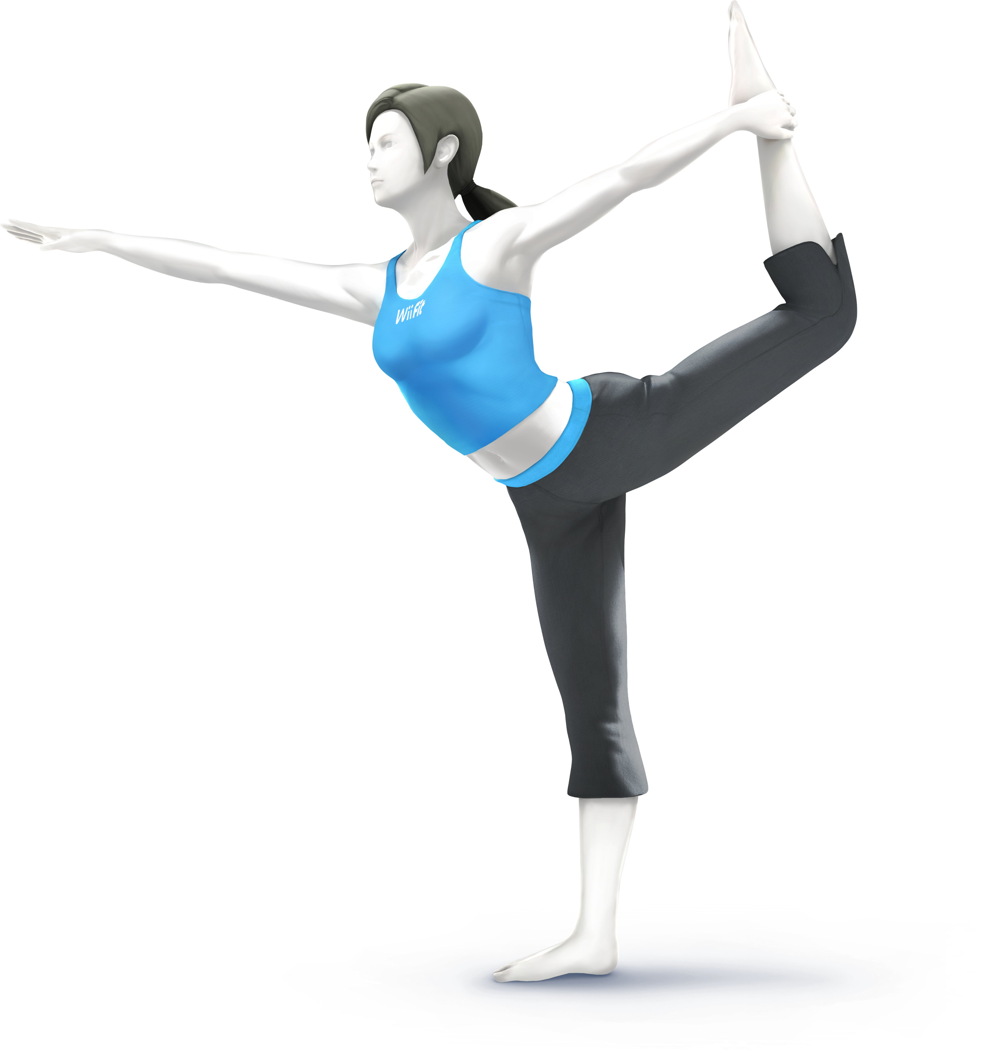 Top 12 Most Unexpected Super Smash Bros - Wii Fit Trainer Smash Bros (3284x3500), Png Download