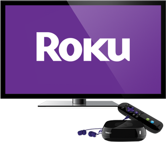 Roku-img - Available On Roku Players (600x527), Png Download