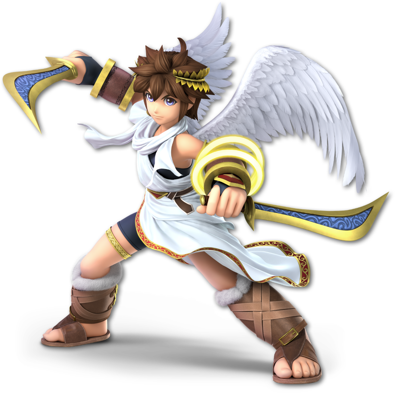 Pit Smash Bros Ultimate (1200x1194), Png Download