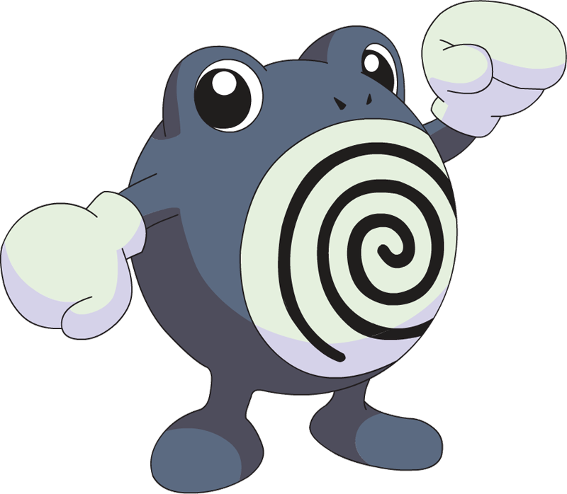 Pokemon Poliwhirl Is A Fictional Character Of Humans (800x698), Png Download