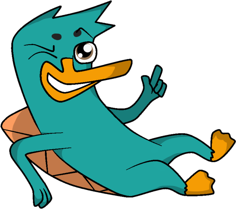 Peirry The Platypus By Mishti14 On Clipart Library - Platypus (900x797), Png Download