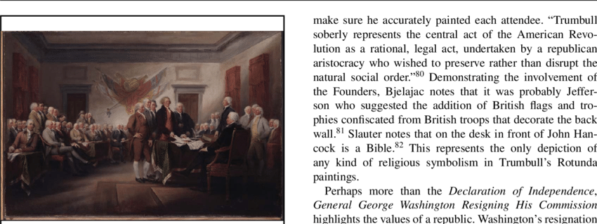 Artist John Trumbull, The Declaration Of Independence, - Declaration Of Independence (850x319), Png Download