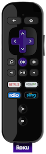 Use The “star” Button To Pull Up The Menu Where You - Roku Remote Sling (531x354), Png Download