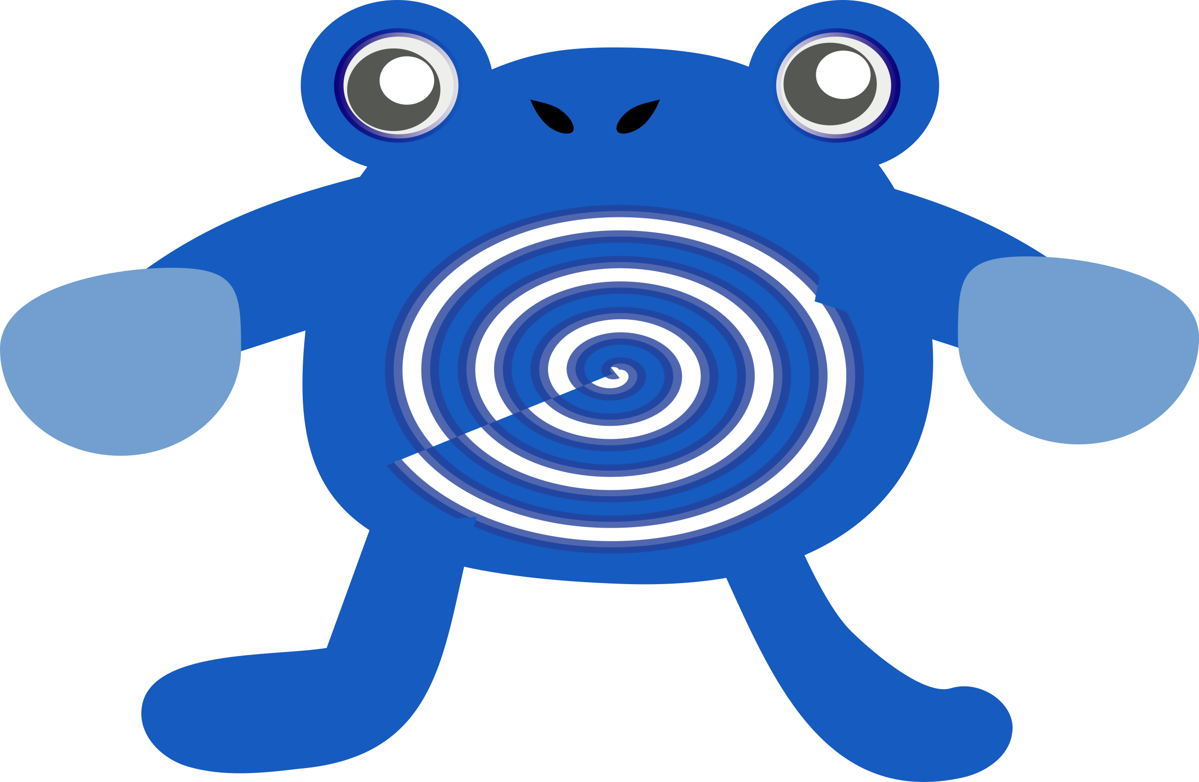 Poliwhirl Images (2400x1565), Png Download