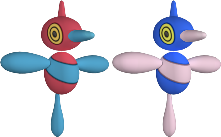 Download Zip Archive - Pokemon Porygon Z (750x650), Png Download