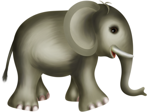 Lp Junglerumble Ell35 - Elephant (500x380), Png Download