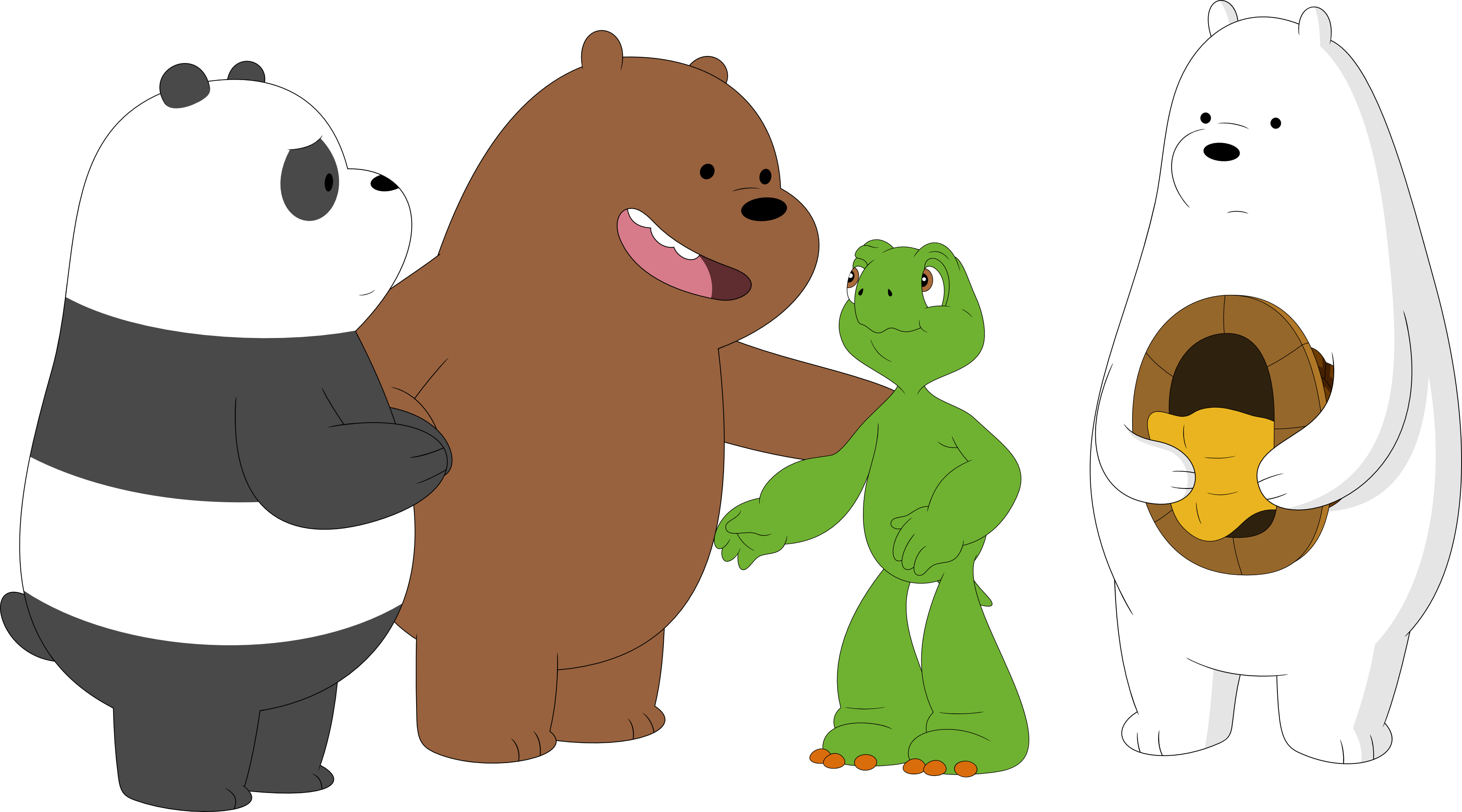 You're Always Welcome To Pal With Us, Naked Dude By - Naked Turtles Deviantart (3524x1958), Png Download