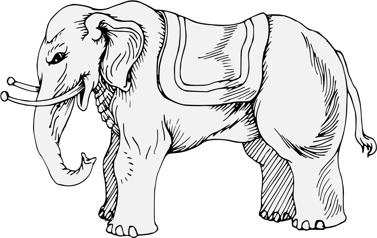 Details, Png - Elephant (1237x787), Png Download