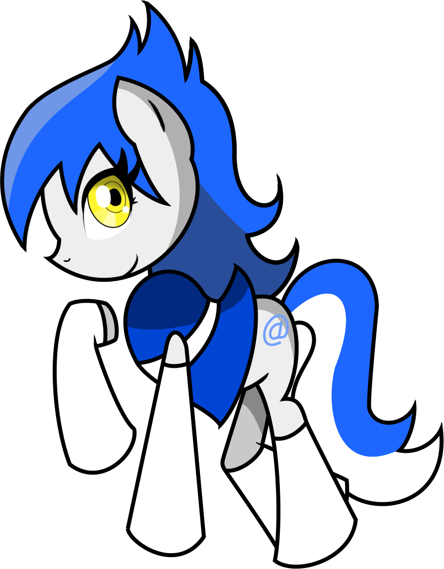 Kuromidae, Earth Pony, Oc, Oc Only, Pony, Porygon, - Cartoon (893x1145), Png Download