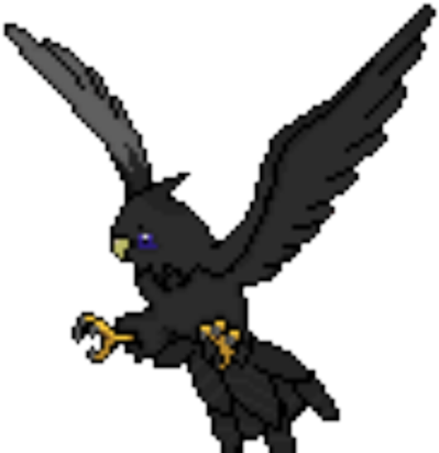 Night Talonflame - Buzzard (420x420), Png Download