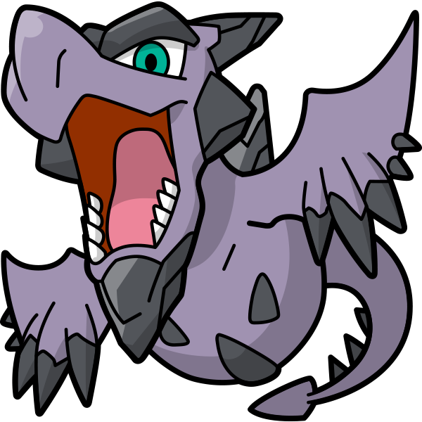 Chibi Mega Aerodactyl From Pokemon Shuffle - Aerodactyl Mega Shuffle (600x600), Png Download
