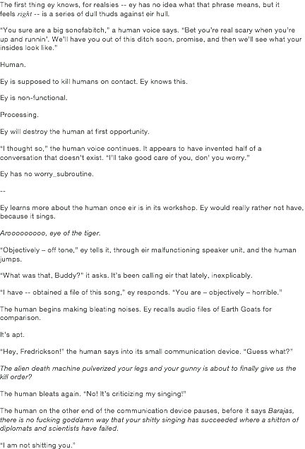 Humans Are Space Orcs Stories (432x637), Png Download