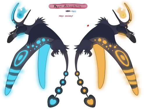 By Some Crazy Stroke Of Luck One Clear Alolan Night, - Aerodactyl Variants (500x388), Png Download