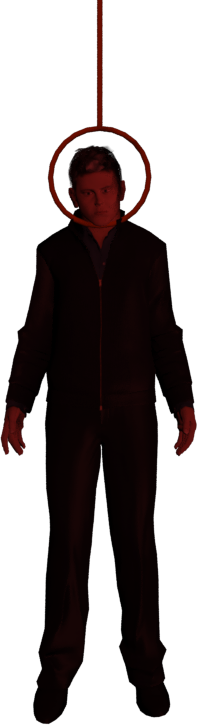 Hanging Man - Costume (197x725), Png Download