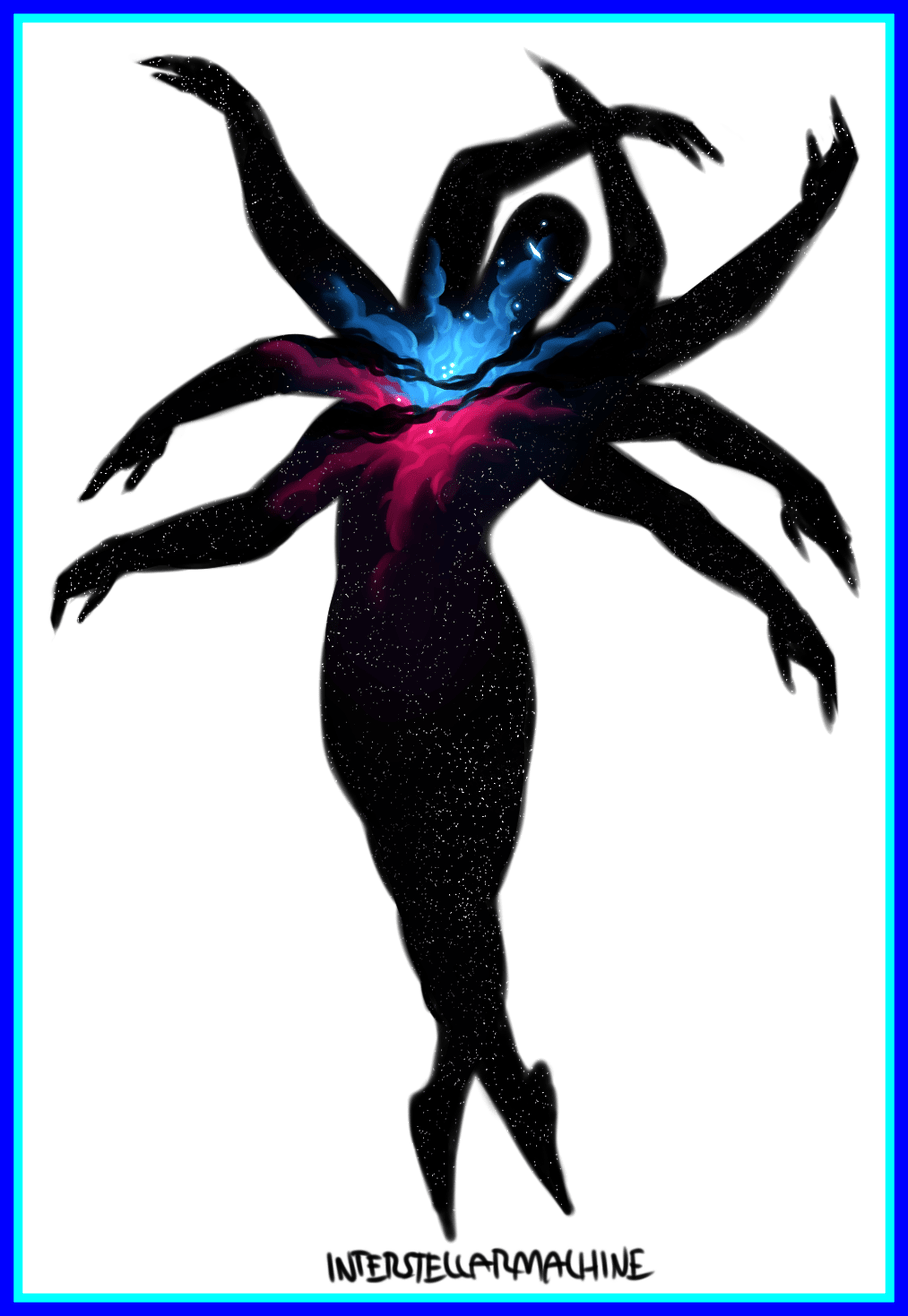Fascinating Sentient Space Tumblr For Football Field - Multi Limbed Girl Monster (908x1316), Png Download