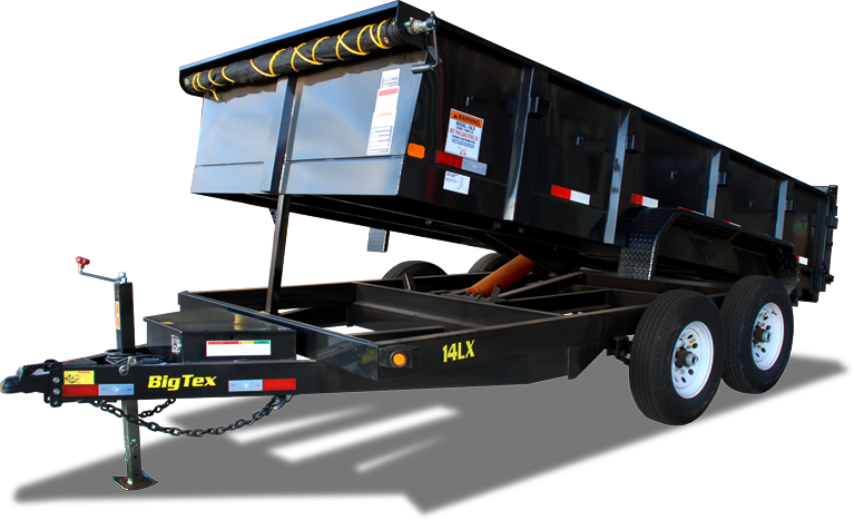 2019 Big Tex 14lx - Big Tex 14lx Dump Trailer (767x467), Png Download