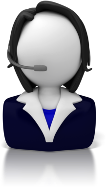 Customer Service Free Technology Icons - Customer Service Officer Icon (400x400), Png Download