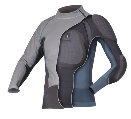 Forcefield Layering System Simplified - Forcefield Blue Tornado Advance Long Sleeved Baselayer (500x434), Png Download